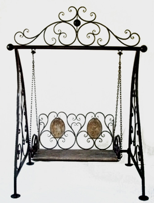 欧式铁艺摇椅户外室内秋千椅 摇篮秋千摇椅 厂家直销