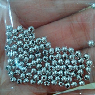 3mm的小银珠 纯银 浙江诸暨厂家 实体店 淘宝货源 配件
