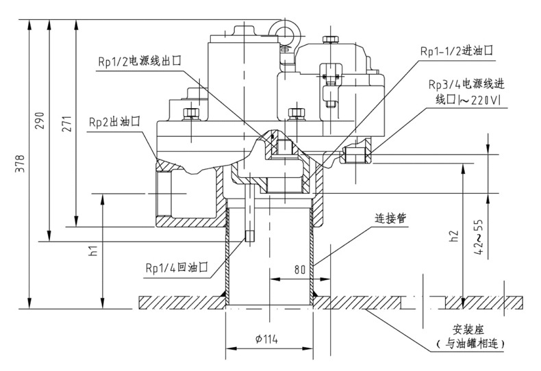 厂家直销石油库铁路收发油栈桥用 潜液式特种防爆轻油泵潜油泵