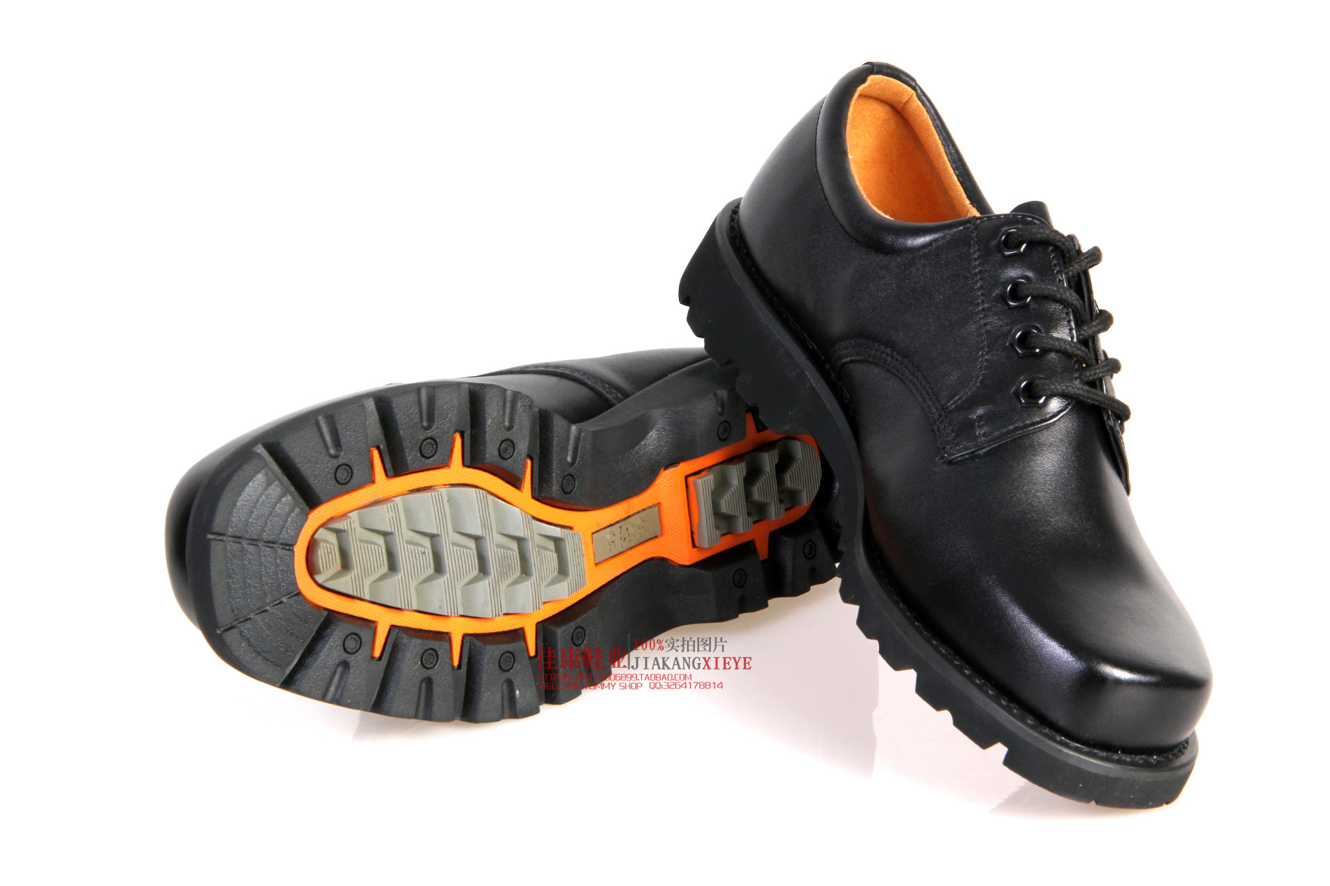 3515强人正品男鞋男工装皮鞋真皮大头皮鞋系带透气军勾皮鞋子