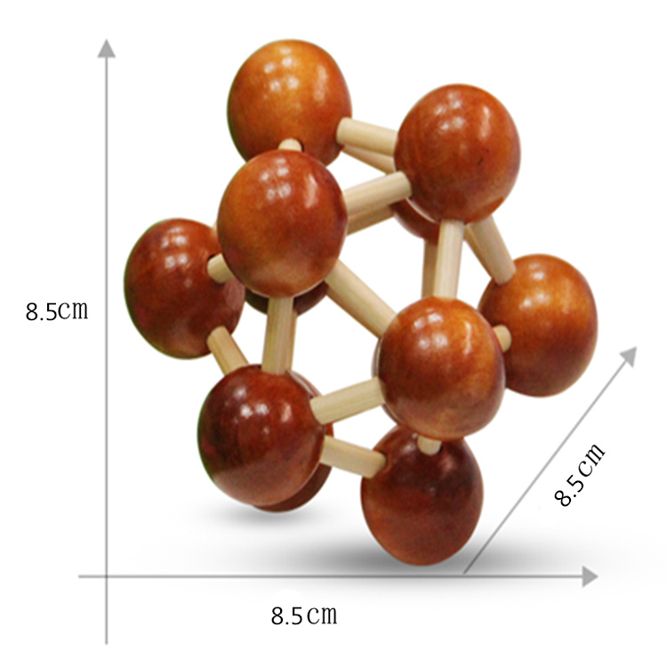 太空球孔明锁 鲁班锁 成人解锁 古典益智创意木制玩具混批