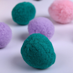 厂家供应多色优质毛球 服饰家纺首选精品可爱绒球配件批发