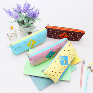 厂家直销韩国新款韩版潮可爱小清新斑马笔袋 学生铅笔袋 麻棉笔袋