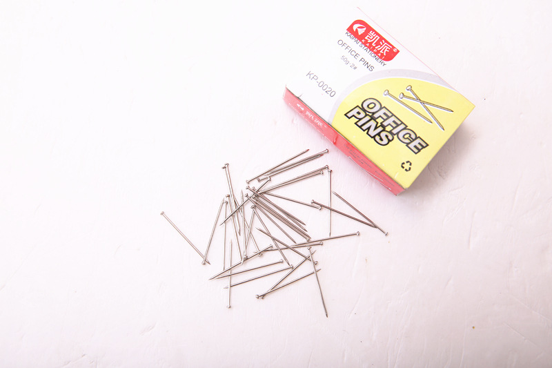 超值批发 大头针 桌面办公用品 盒装 镀镍 100枚/盒 三针一钉