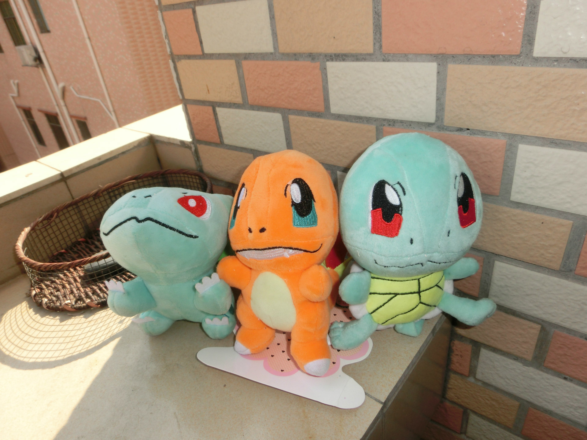 宠物小精灵 神奇宝贝口袋妖怪 妙蛙种子 小火龙 杰尼龟毛绒玩具