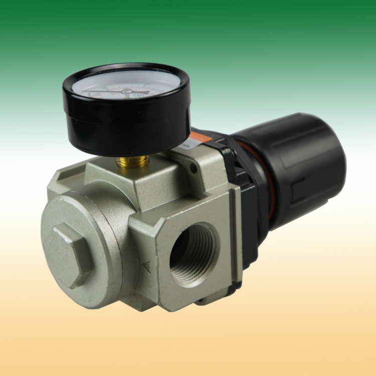 厂家直销ar系列减压阀 气源处理单联件铝合金精密空气过滤调压阀价格