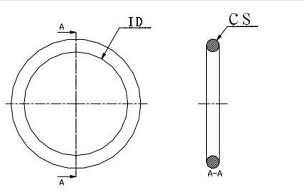 耐油耐磨丁晴橡胶o型圈 液压缸用o型圈 丁晴圈