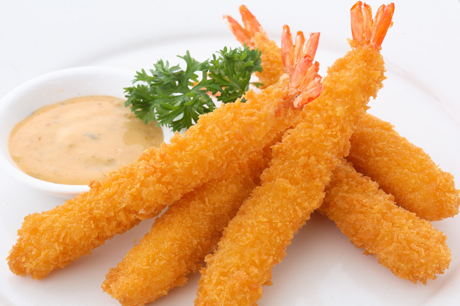 面包虾提升式油炸机