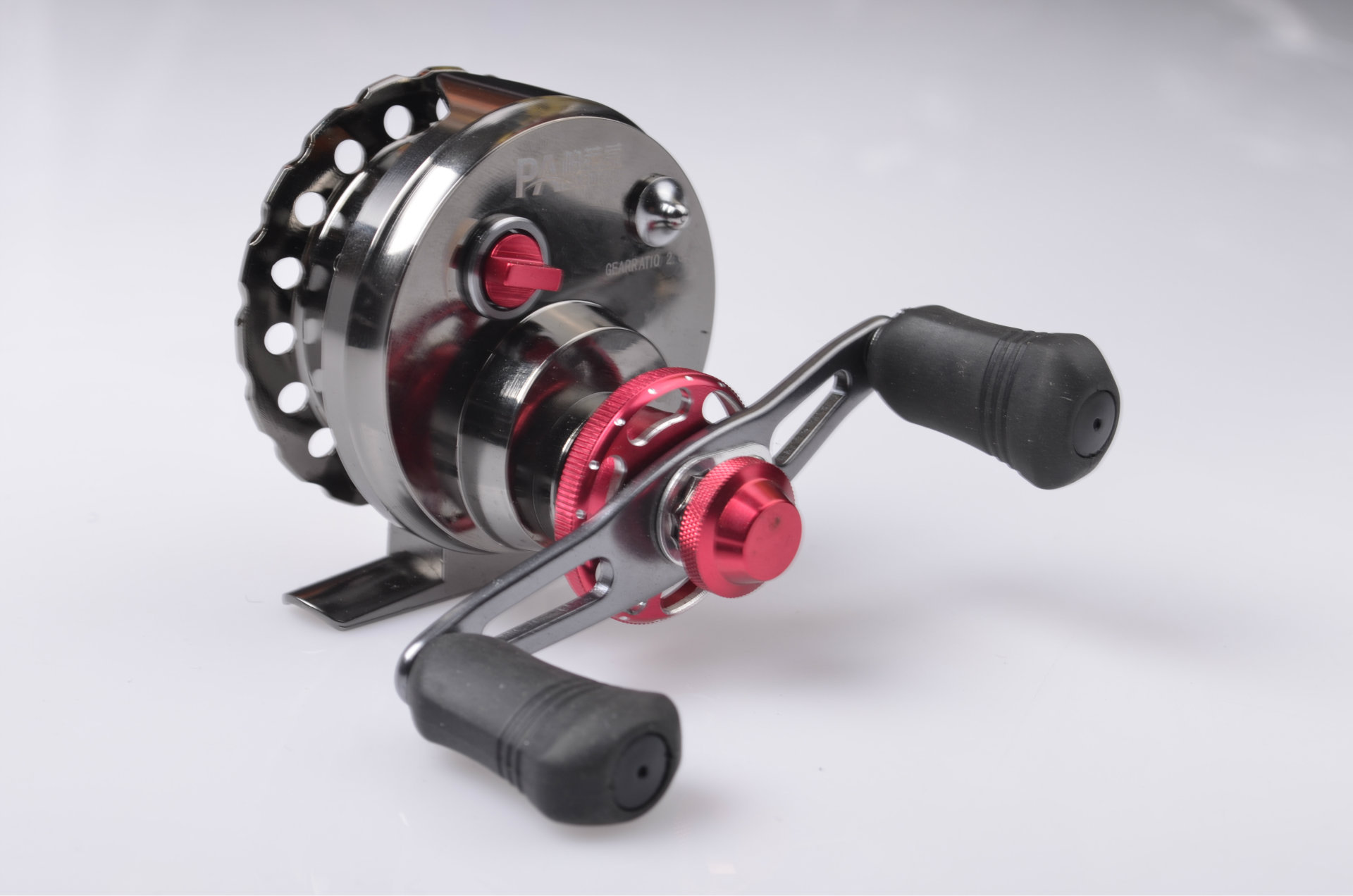 lp60微铅轮 带泄力前打轮筏钓轮阀轮5轴2.6:1 全金属渔轮左右手