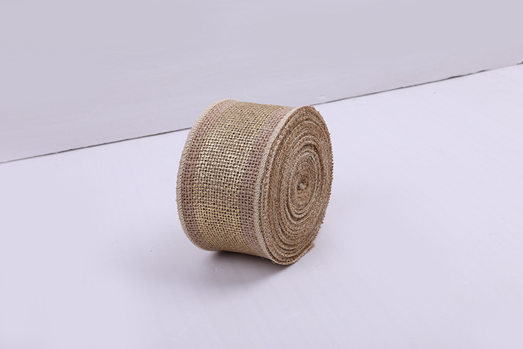 义乌振海 优质黄麻料麻布烫金烫银卷 厂家直销