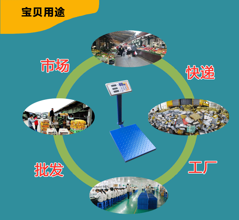 新品星辰200kg电子计价秤 折叠黑字显示省电王电子称 快递称重