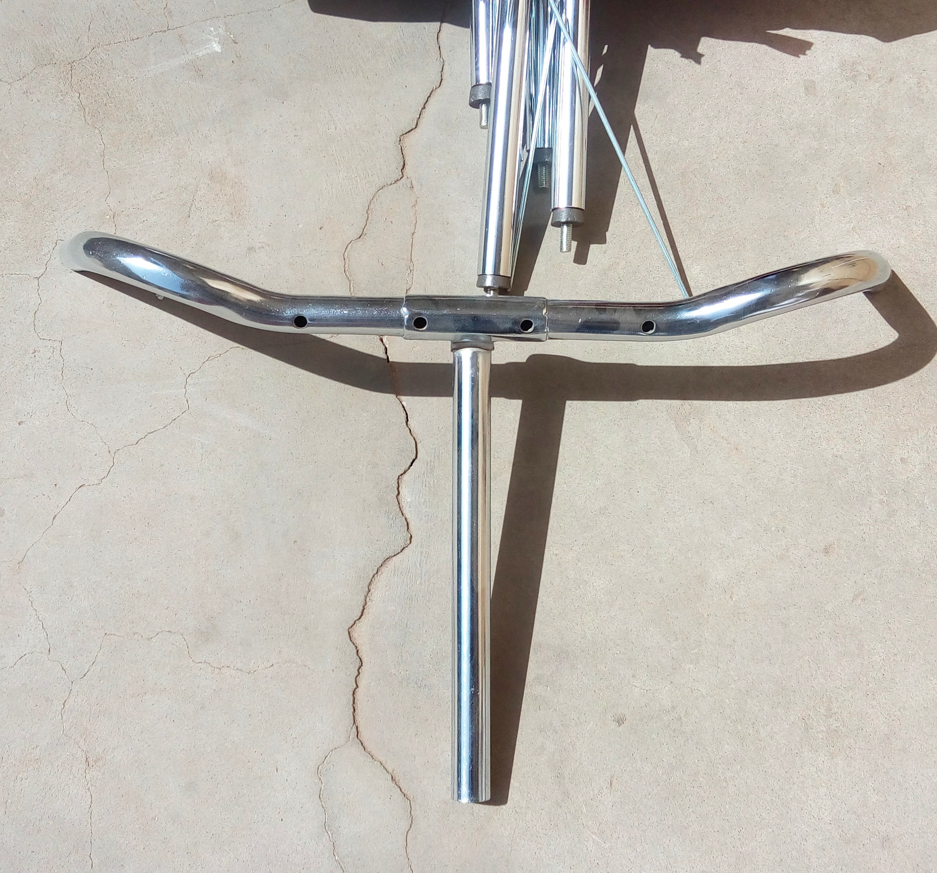 人力三轮车车把