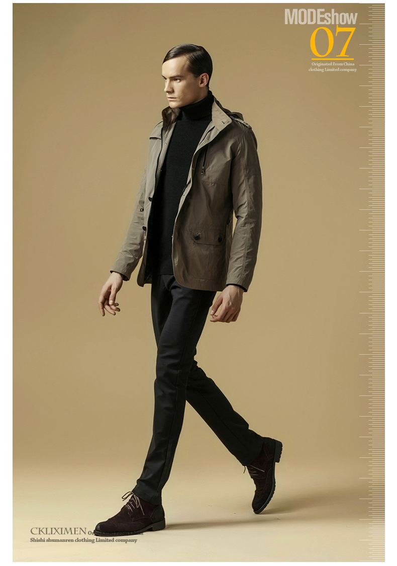 克里西蒙男装夹克男士外套春秋休闲外套夹克之王1045升级1045-1