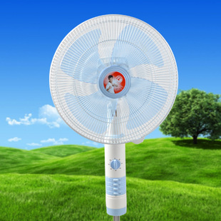 日彩·红钻家用客厅静音学生摇头台式落地电风扇