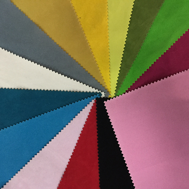 可订做 印花植绒布 鞋材手袋材料 针织底植绒 多色可选 厂家直销