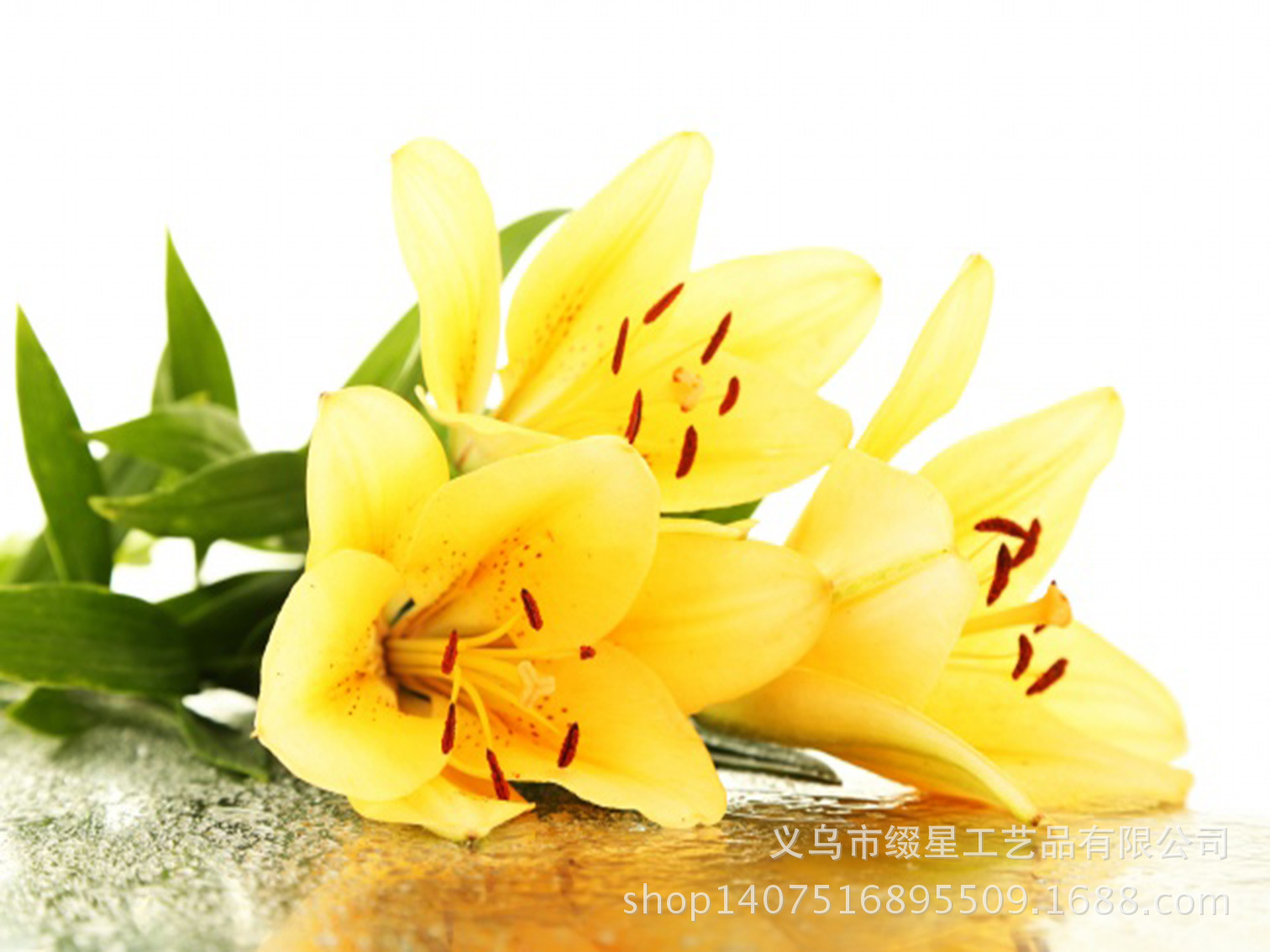 黄色百合花钻石画diy 树脂方钻 厂家直销 诚招代理可代发