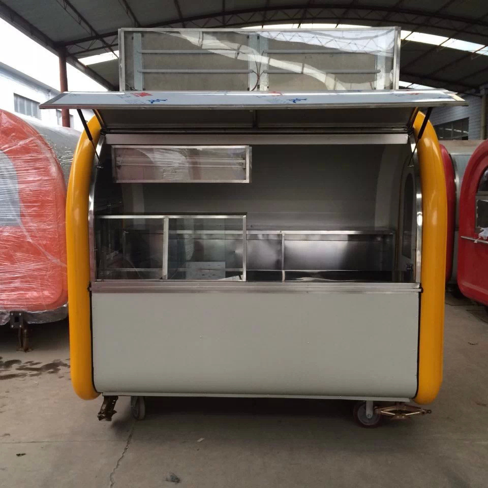 厂家直销 奶茶冷饮小吃车 冰淇淋酸奶餐车 手推式移动奶茶车详情