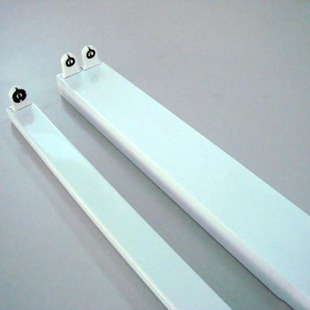 现货批发 普通款t8led日光灯支架 双支平盖支架 led灯管支架