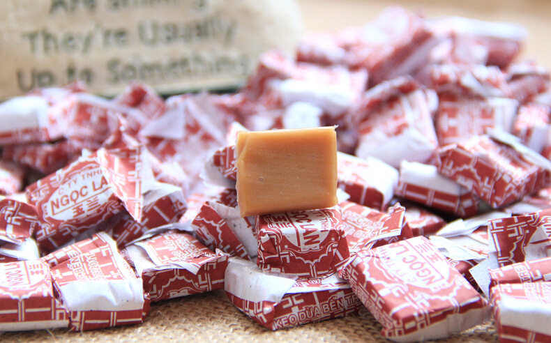 玉兰椰子糖317克 越南进口休闲零食品 喜糖果 可可糖 批发