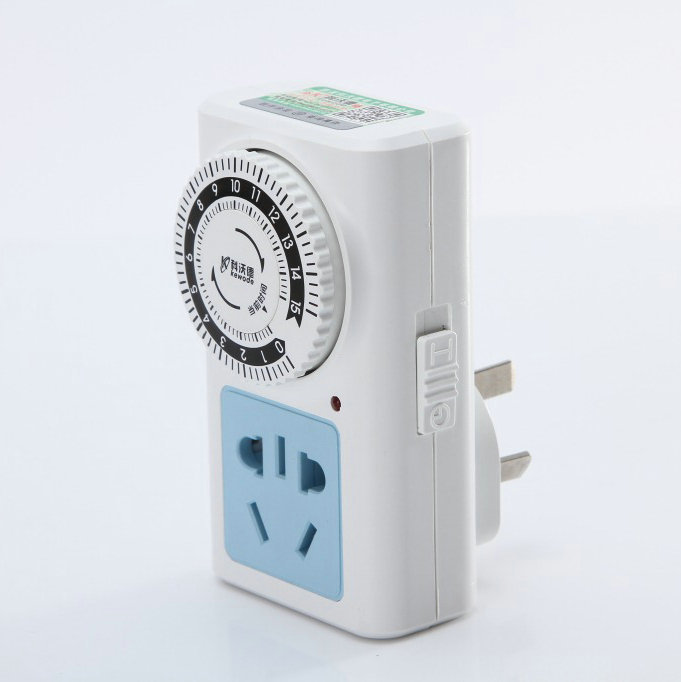 批发智能定时插座 机械式倒计时开关 电动车充电定时器t05