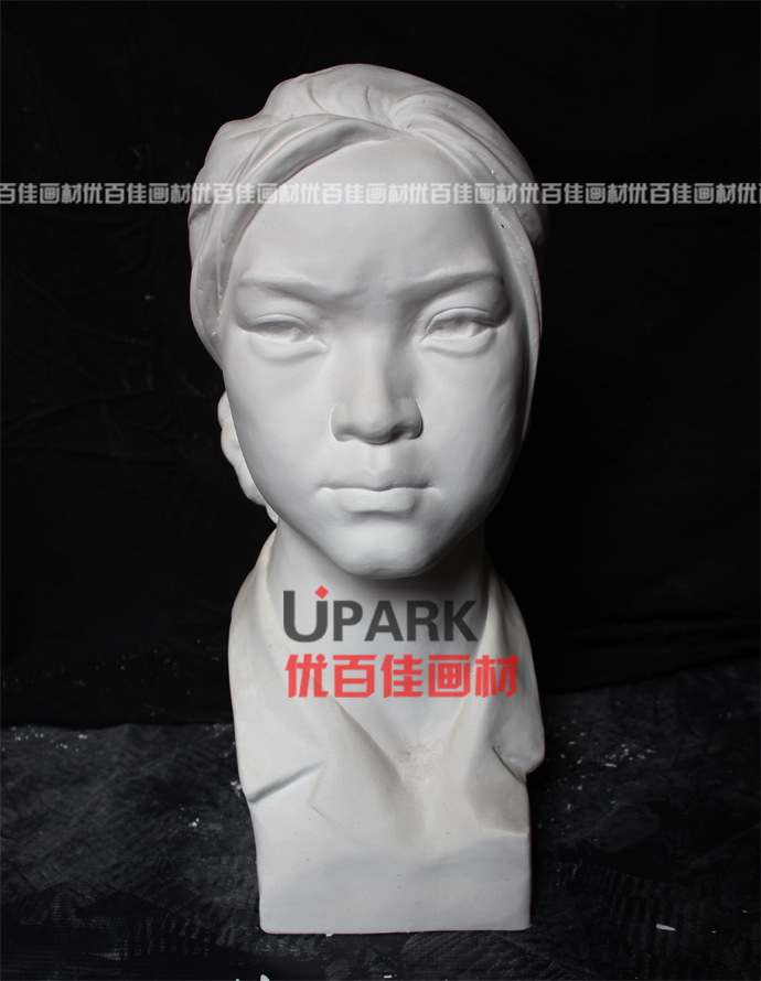 素描寫生 石膏頭像 女青年頭像 h60cm plaster statue