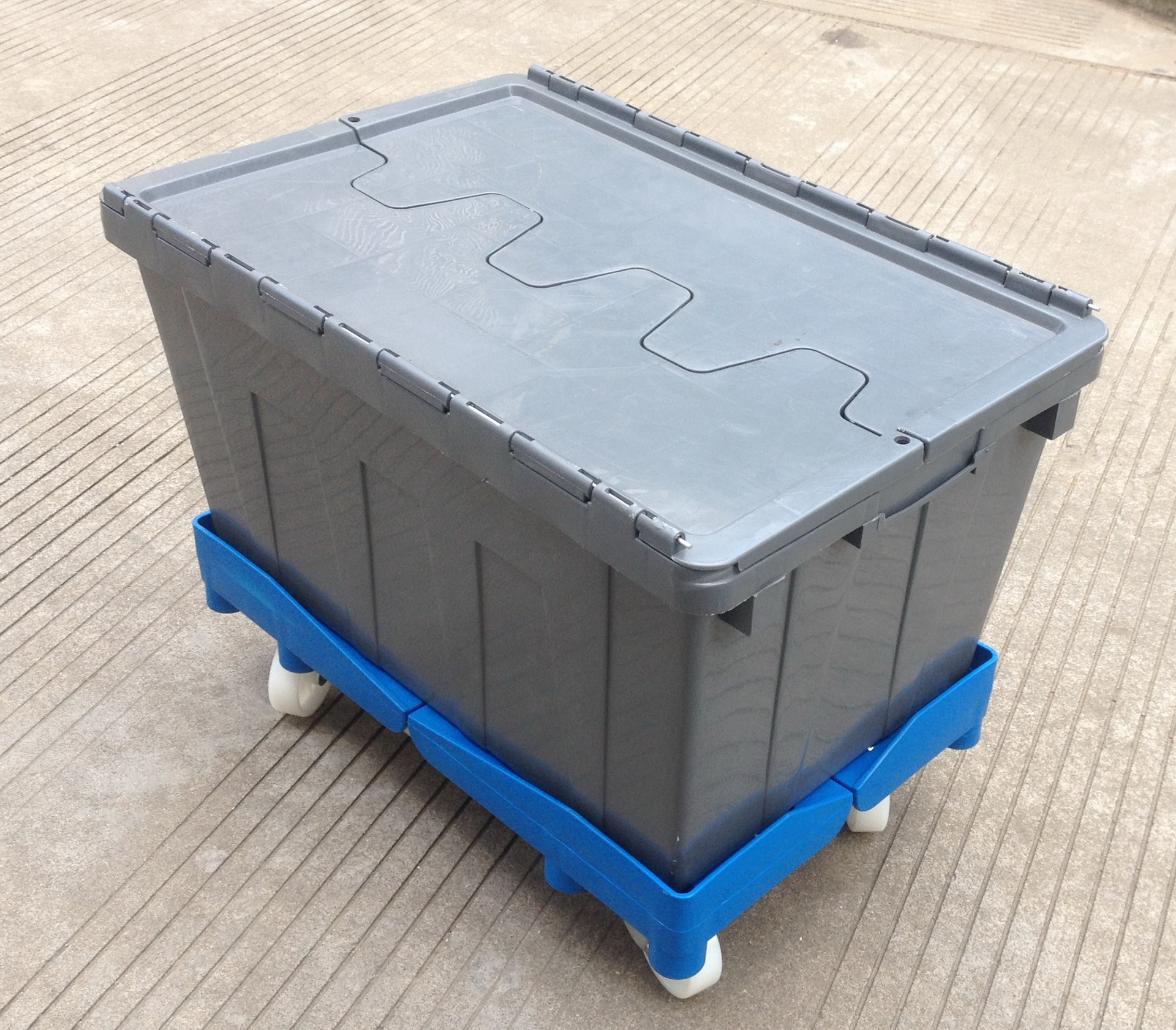 塑料乌龟车 防静电 周转箱推车 可调节 载重250kg 新源制造