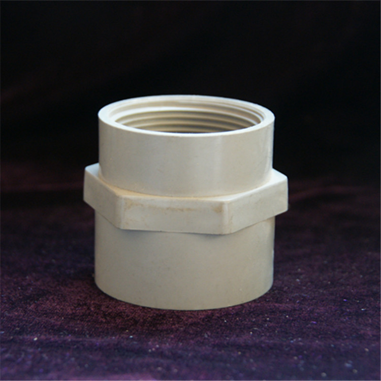 批发零售山东齐武给水国标管件 20-63 pvc-u双头外螺纹对丝