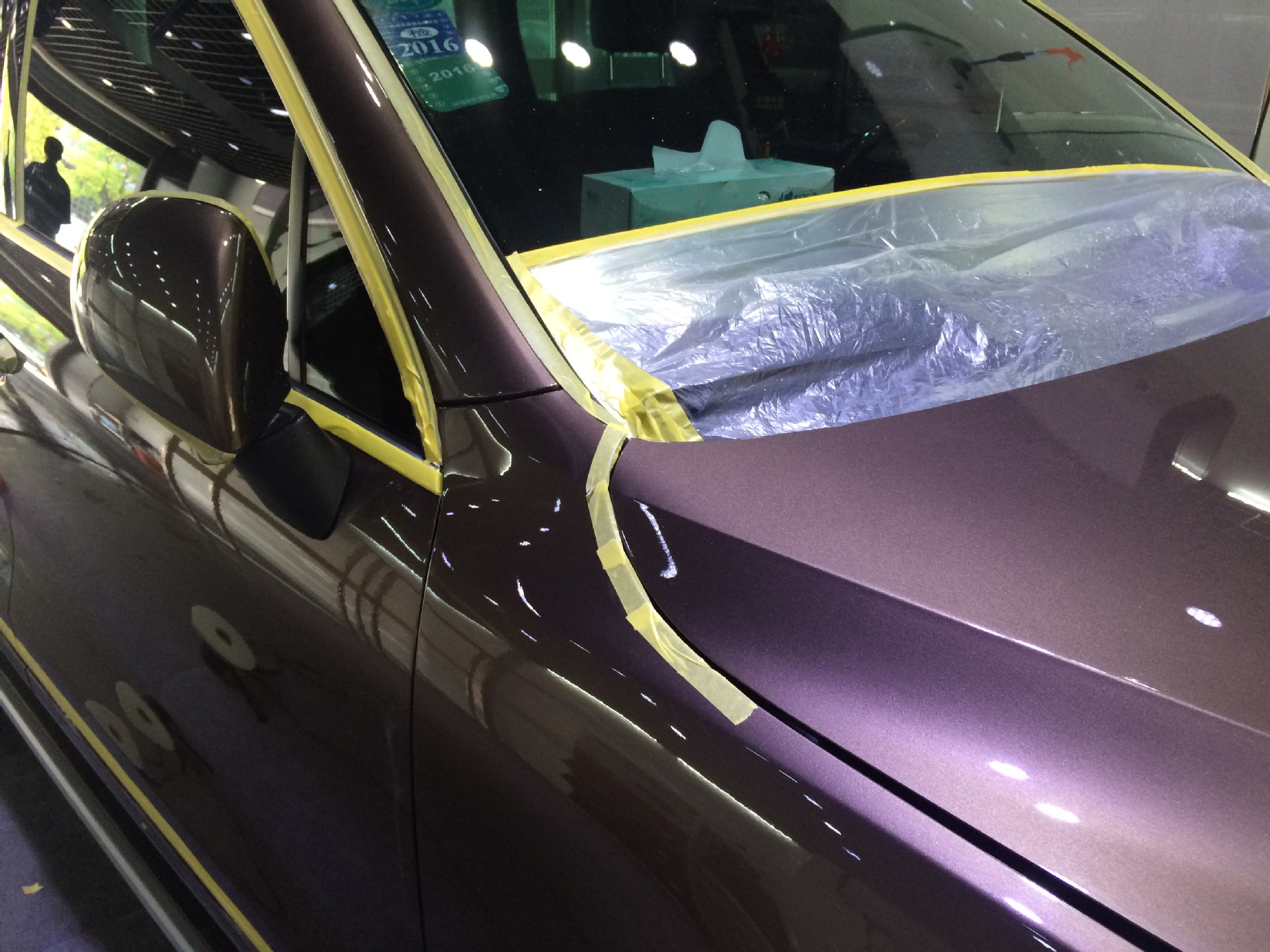 【图文】新车镀膜,上海松江汽车镀膜,松江途锐镀膜,途锐金刚镀膜案例