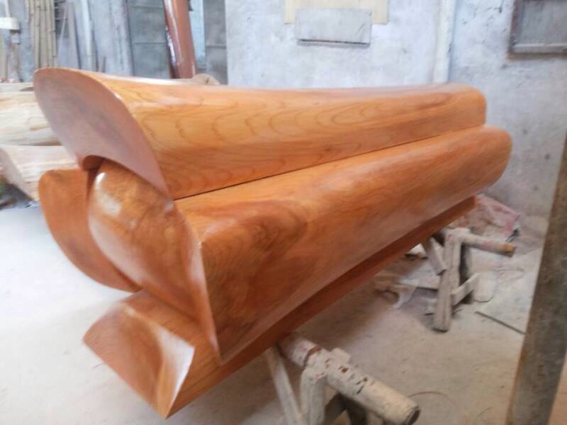 低价 香港土葬用实木棺木《棺材》杉木梅花棺木 ,八底棺木