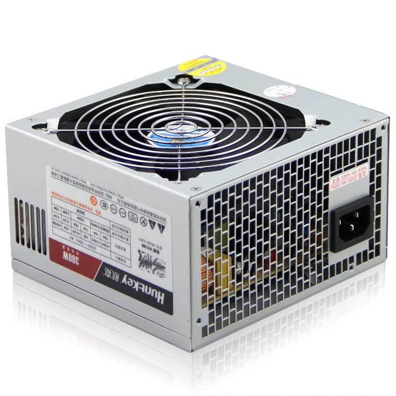 航嘉多核wd300电源300w台式电脑主机电源静音主动pfc正品