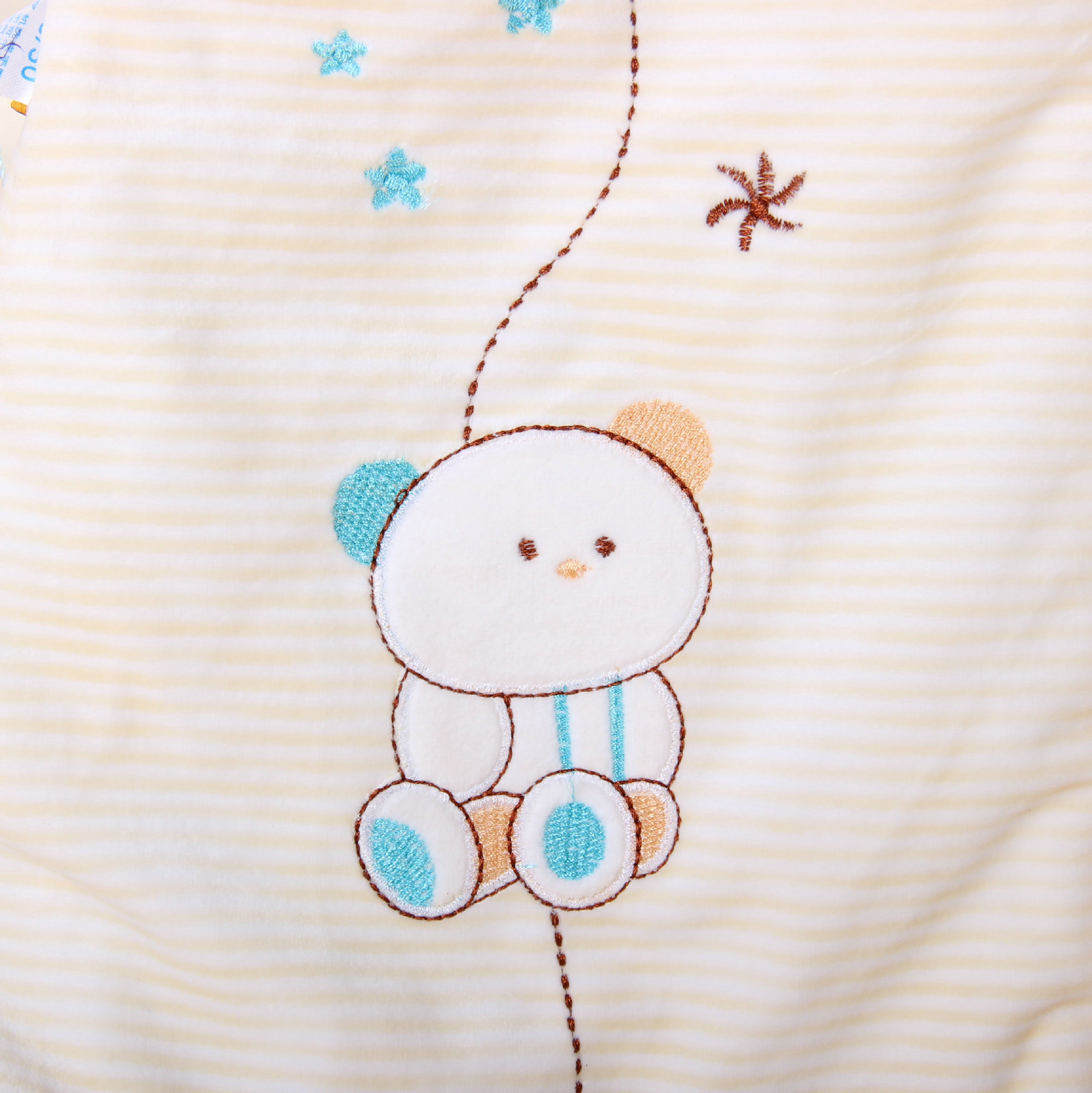 15秋冬新款薄棉婴幼儿睡袋 汤米鼠s1165竖条分腿童睡袋婴儿防踢被