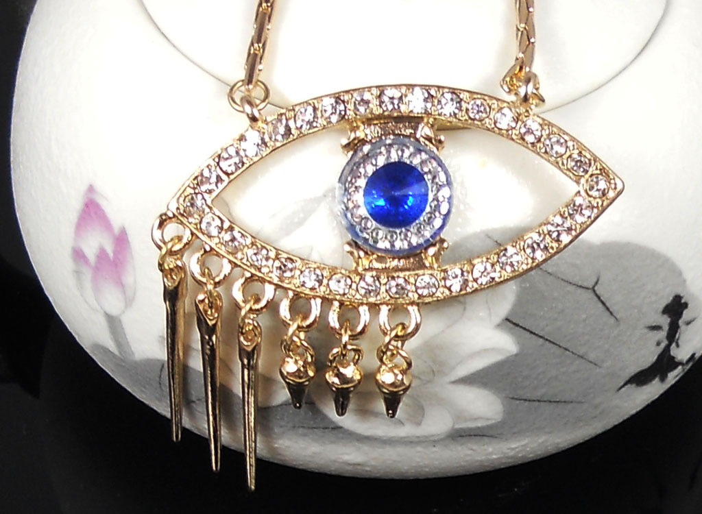 日韩欧美大牌 项链 简约 时尚长短款天使的眼睛项链 眼泪外贸原单