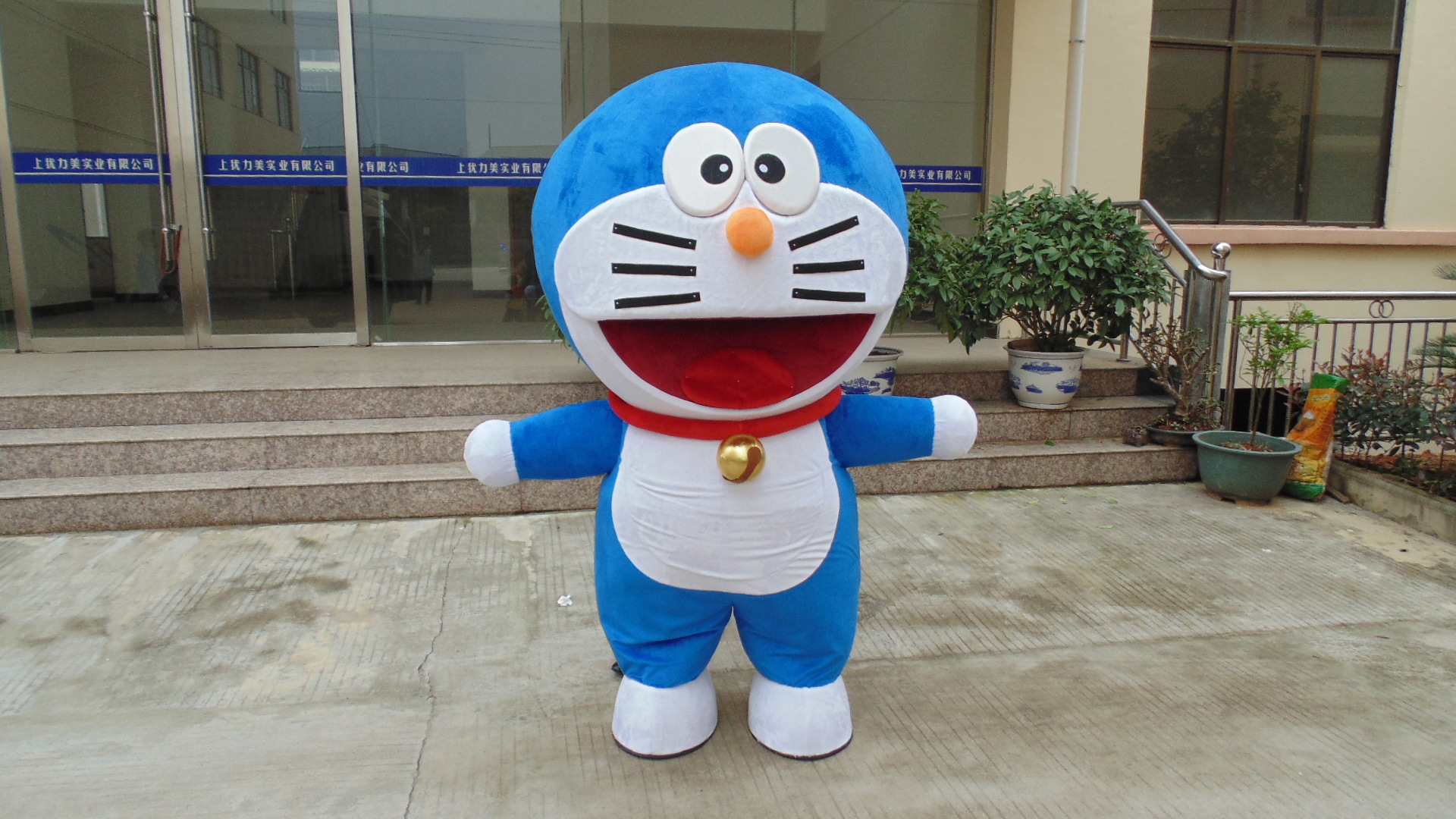 机器猫卡通人偶服装行走服装舞台表演服哆啦a梦广告宣传服定制