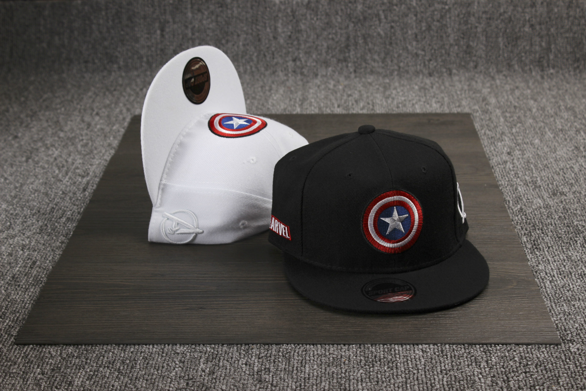 美国队长帽子五角星潮男士棒球帽春夏天嘻哈帽街舞平沿帽女鸭舌帽