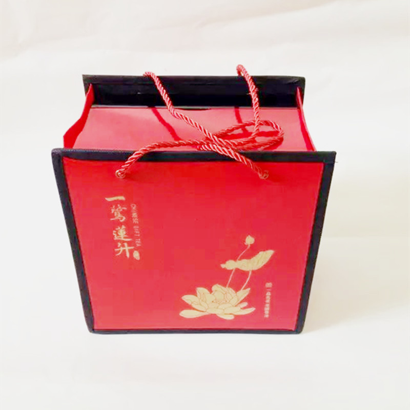 厂家 茶叶包装礼品盒批发 一鹭莲升木盒 陶瓷茶叶罐 可定制logo