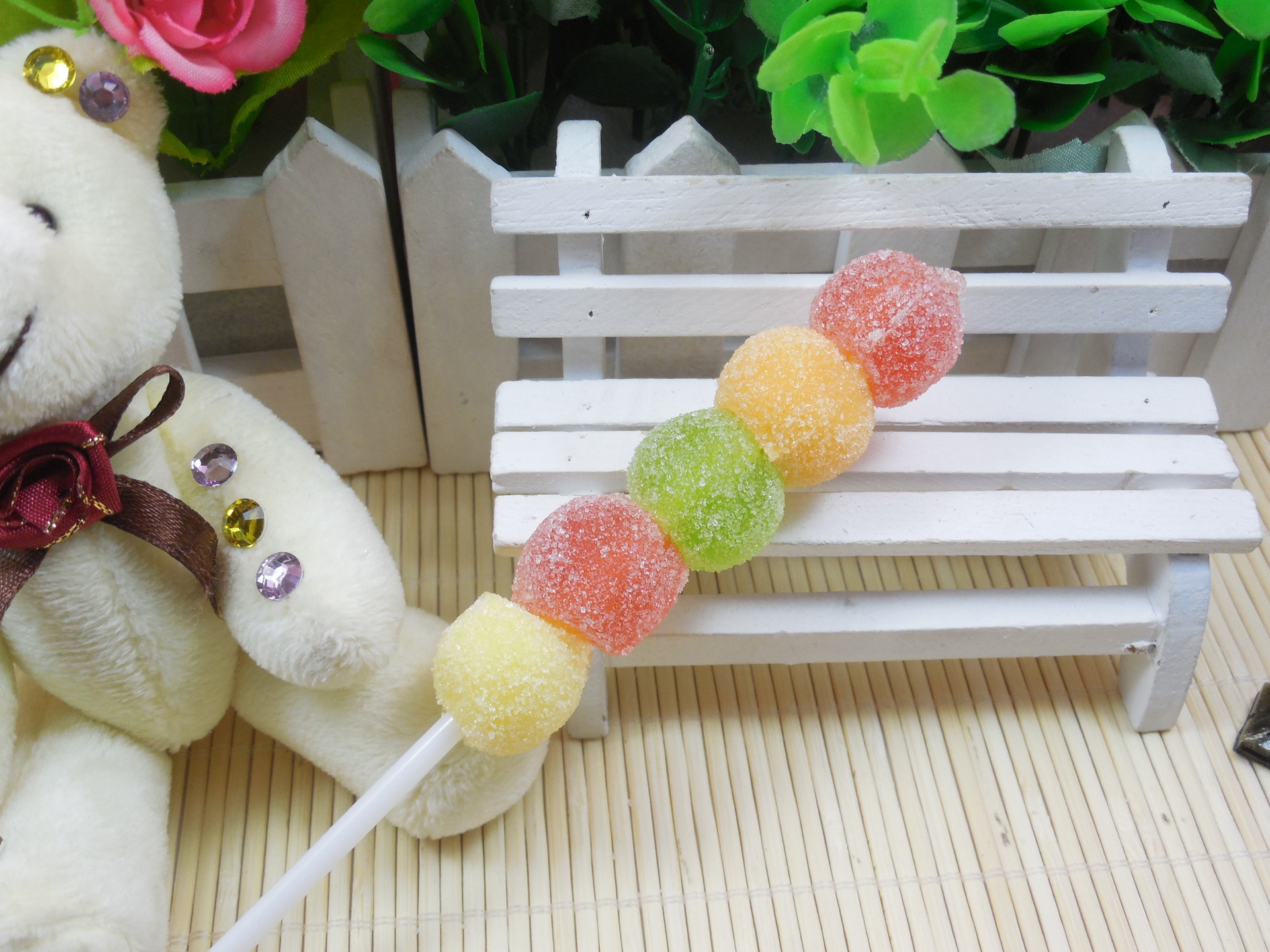 宅小翠果滨雪糕创意冰糖葫芦糖 水果味软糖宅小翠冰雪糕 5斤批发