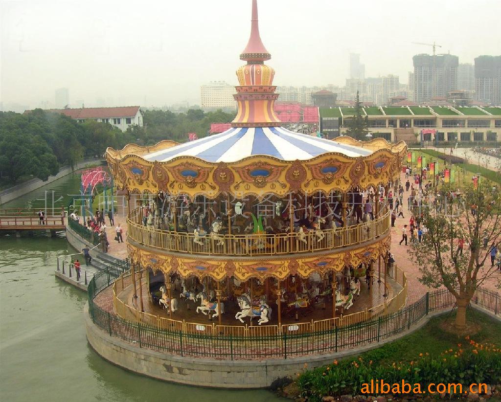 (豪华)大型游乐设备双层豪华转马
